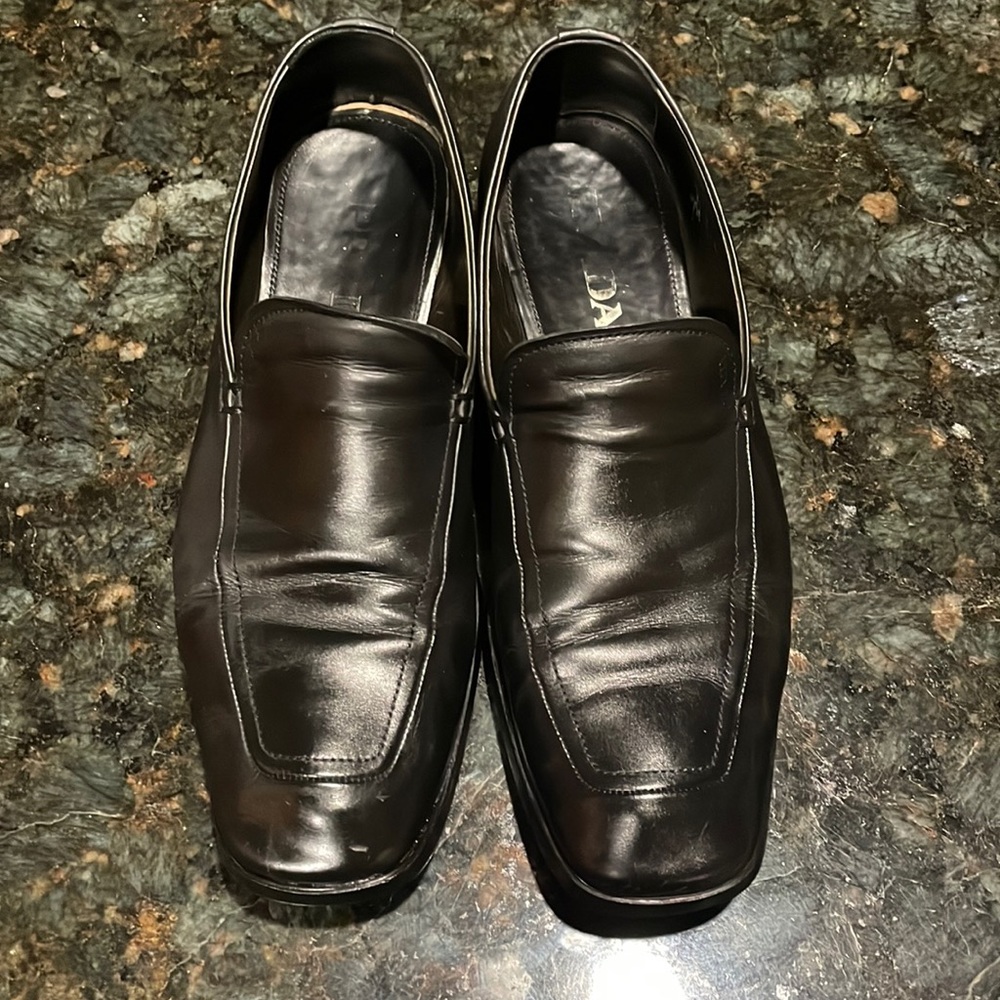 Authentic Prada Men Shoes - Black